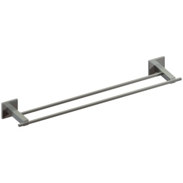 Toalheiro Duplo Cecilia 60 cm Cromado Metalworks By Crismoe 09.CC02.CR