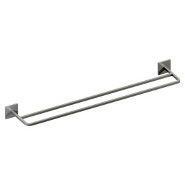Toalheiro Duplo Quada 60 cm Cromado Metalworks By Crismoe 09.QD02.CR Toalheiro Duplo Quada 60 cm Cromado Metalworks By Crismoe 09.QD02.CR