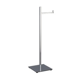 Papeleira Chão Simples Quada Inox Polido Crismoe 57.QD01.IP Papeleira Chão Simples Quada Inox Polido Crismoe 57.QD01.IP