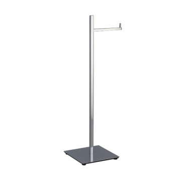 Papeleira Chão Simples Quada Inox Polido Crismoe 57.QD01.IP