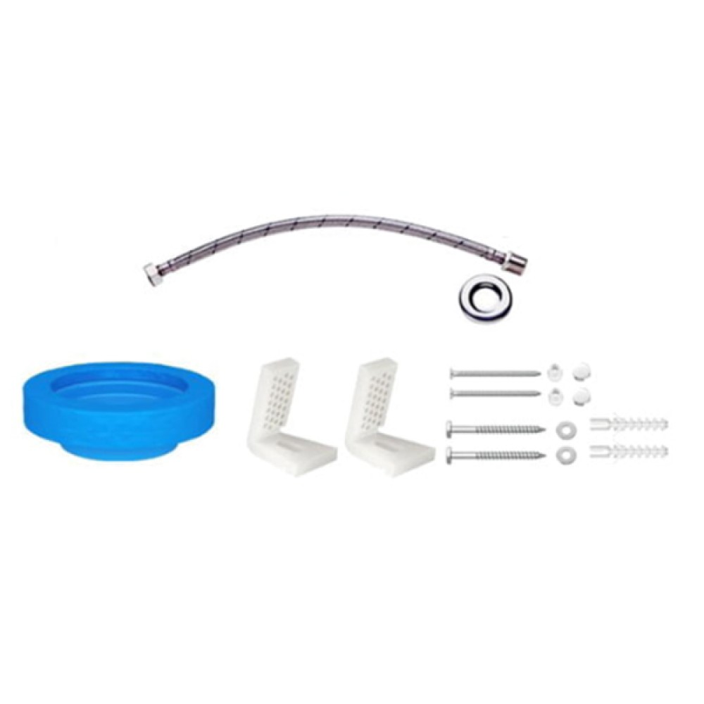 Kit Instalação P/Bacia Com Caixa Acoplada C/Fixacao Lateral 1201.C.KIT.PCD Kit Instalação P/Bacia Com Caixa Acoplada C/Fixacao Lateral 1201.C.KIT.PCD