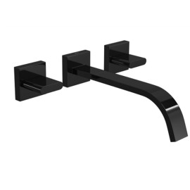 Misturador Black Noir Lavatório Parede Polo Deca 1878.BL33.NO Misturador Black Noir Lavatório Parede Polo Deca 1878.BL33.NO
