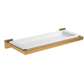 Prateleira Quadratta Gold matte Deca 2030.GL83.MT