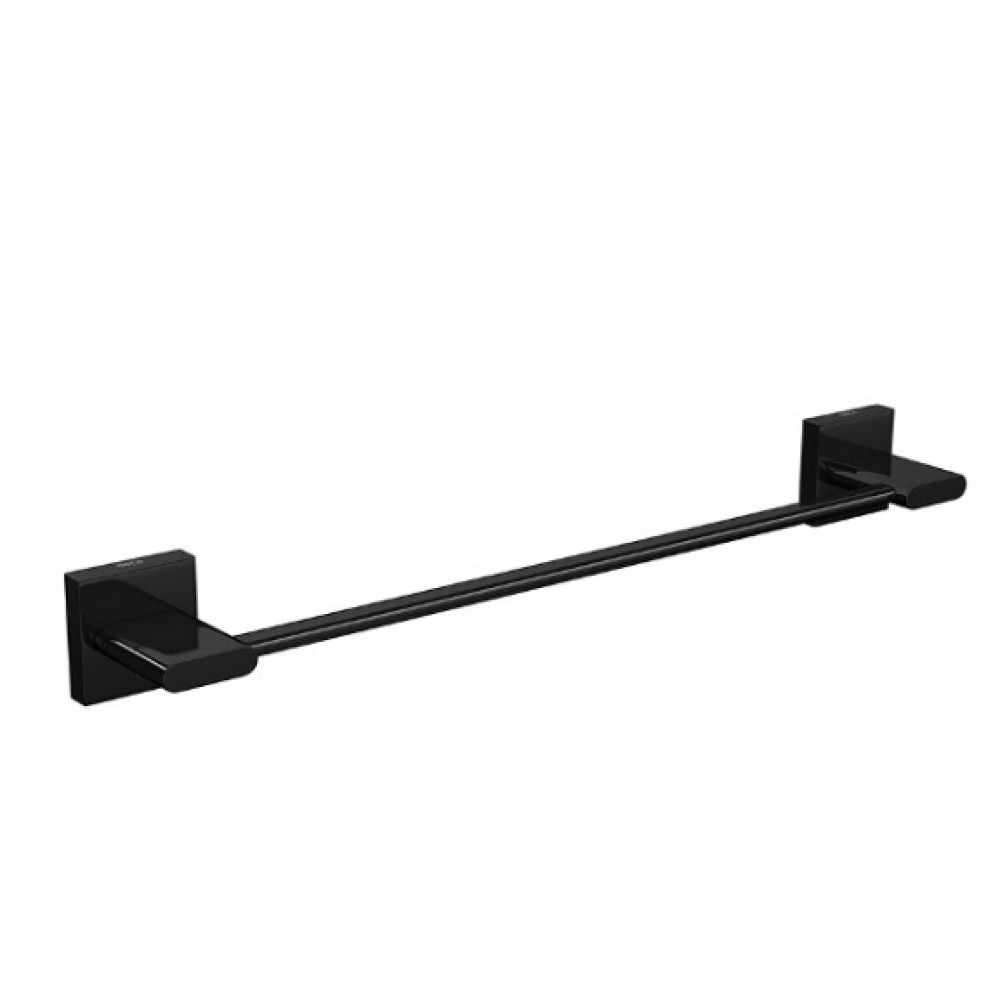 Porta Toalha Barra Black Noir 30cm Polo Deca 2040.BL33.030.NO Porta Toalha Barra Black Noir 30cm Polo Deca 2040.BL33.030.NO