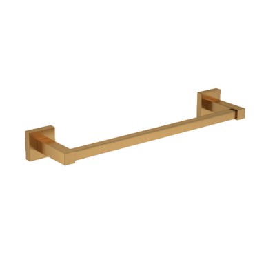 Porta Toalha 30CM Quadratta Gold  Matte Deca 2040.GL83.030.MT