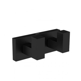Cabide Duplo Quadratta Black Matte Deca 2062.BL83.MT Cabide Duplo Quadratta Black Matte Deca 2062.BL83.MT