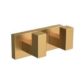 Cabide Duplo Quadratta Gold Matte 2062.GL83.MT