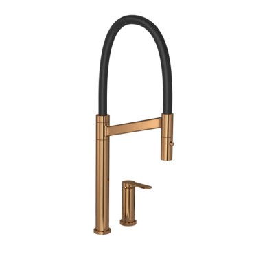 Misturador Monocomando Colore Mesa Deca Red Gold e Preto 2289.GL.RD.PT