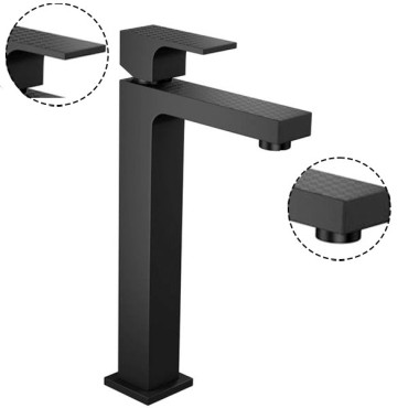 Misturador Monocomando Bica Alta Unic com Textura Black Matte Deca 2885.BL90.MT.T02