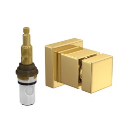 Acabamento Registro Pressão (Chuveiro) Pequeno 1/2 A 3/4 Pol Cubo Gold 4916.GL86.PQ Acabamento Registro Pressão (Chuveiro) Pequeno 1/2 A 3/4 Pol Cubo Gold 4916.GL86.PQ