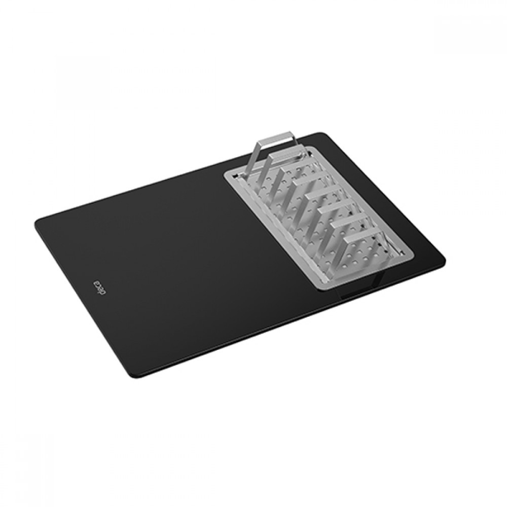 Tabua de Vidro Multiuso Deca Cozinha Inox e Preta AC.300.42.MULT.VD Tabua de Vidro Multiuso Deca Cozinha Inox e Preta AC.300.42.MULT.VD
