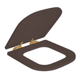 Assento Deca Poliéster  Marron fosco Fix Gold Matte  Piano AP.337.GL.MT.22 Assento Deca Poliéster  Marron fosco Fix Gold Matte  Piano AP.337.GL.MT.22