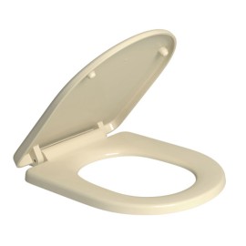 Assento Plastico Slow Close Carrara Creme Deca AP.65.37 Assento Plastico Slow Close Carrara Creme Deca AP.65.37