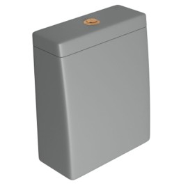 Caixa Acoplada Cinza Fosco Dual Flux (3 e 6 L) Link Deca Botao Red Gold CD.23F.GL.RD.86 Caixa Acoplada Cinza Fosco Dual Flux (3 e 6 L) Link Deca Botao Red Gold CD.23F.GL.RD.86