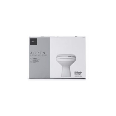 Kit Completo Bacia Convencional Aspen Deca KP.75.17