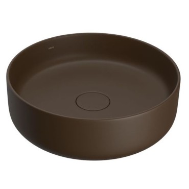 Cuba Redonda Apoio 40cm Marrom Fosco Deca Slim L.12040.22