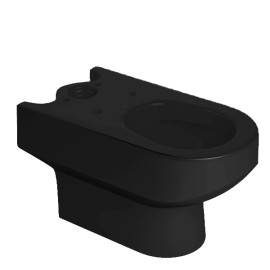 Bacia P/ Caixa Acoplada Dual Carrara Preta fosca Deca P.606.94 Bacia P/ Caixa Acoplada Dual Carrara Preta fosca Deca P.606.94