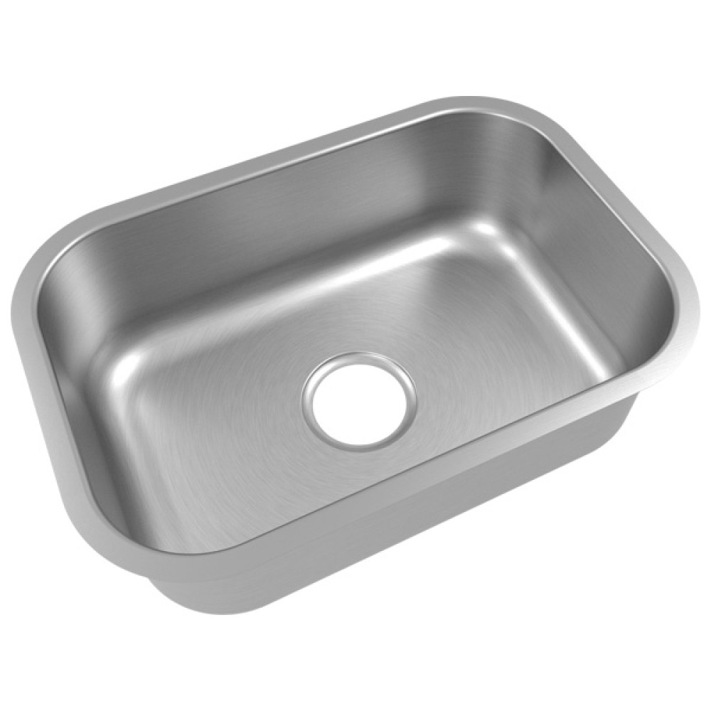 Cuba Simples Retangular 46.5x31 Mekal CS1 Extra Aco Inox Escovado 90010184016