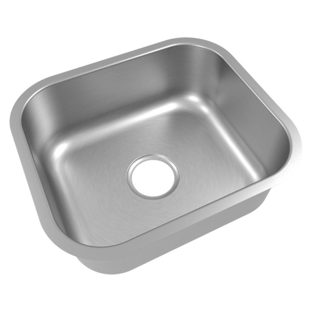 Cuba Simples Retangular Mekal CS40 Extra Aco Inox 40x34 Embutir Escovado 90010189016