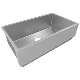Cuba FS 70 Inox Semiencaixe/Embutir Luxo Escovada Farmhouse Sink 90016569016