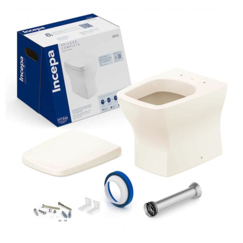 Kit De Bacia Convencional Com Assento Termofixo E Itens De Instalação Boss 1897270650108 Kit De Bacia Convencional Com Assento Termofixo E Itens De Instalação Boss 1897270650108