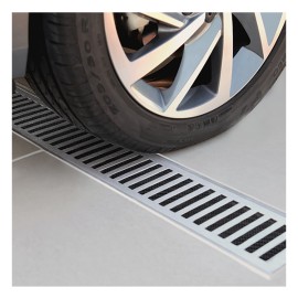 Conjunto Grelha com Tela Veicular Alumínio 10X100cm LG Mais