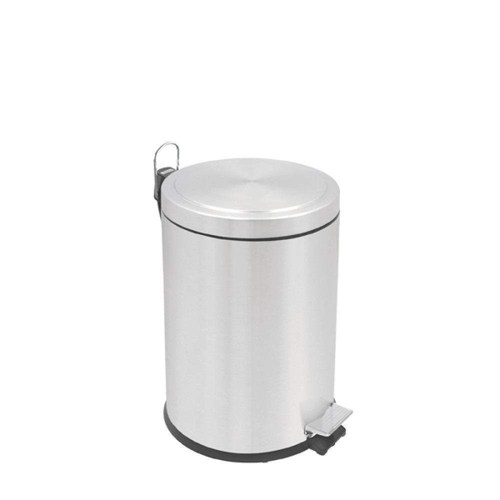 Lixeira Inox Acabamento Acetinado Pedal 5L 94538/505