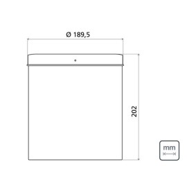 Lixeira Inox Polido Basculante 5L 94542/105