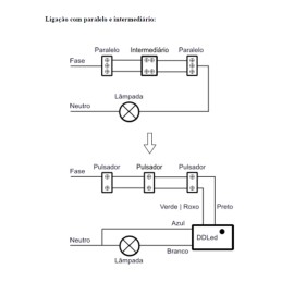 Dimmer Digital Led Bivolt 200W/400W Napie