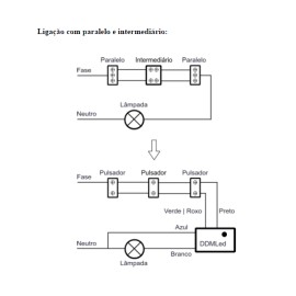 Dimmer Modular Digital Led Bivolt 100W/200W Napie