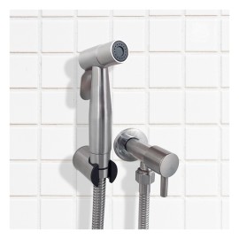 Ducha Higiênica Inox 120cm com Suporte Península