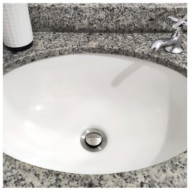 Válvula de Lavatório Inox Tampa Pequena 7/8 Península