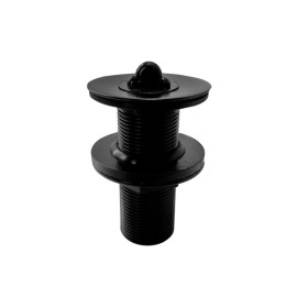 Válvula de Lavatório Inox Black Tampa de Silicone 7/8 Península