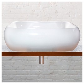 Válvula de Lavatório Inox Longa Tampa de Silicone 7/8 Península