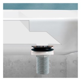 Válvula de Lavatório Inox Oculta 7/8 Península