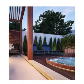 Ralo Linear Elleve Infinity Tampa Vazada base Inox 130 Cm - 1794