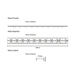 Ralo Linear Elleve Versatile Tampa Oculta 50 Cm - 4251
