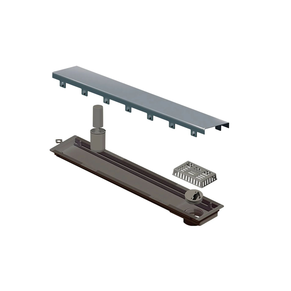 Ralo Linear Elleve Versatile Tampa Inox 50 Cm - 4252