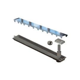 Ralo Linear Elleve Versatile Tampa Inox Polida 75 Cm - 4262