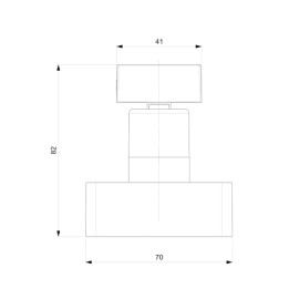 Acabamento Registro Virtus Cromado Base Deca Grande Roca