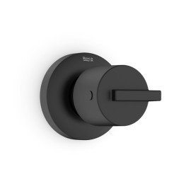 Acabamento de Registro Singles One Black Matte Base Deca Pequeno A5A817FNBC Roca Acabamento de Registro Singles One Black Matte Base Deca Pequeno A5A817FNBC Roca