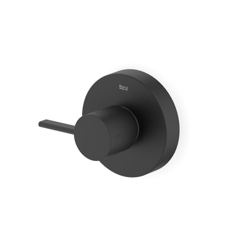 Acabamento de Registro Ona Black Matte Base Docol Grande A5A159ENBC Roca