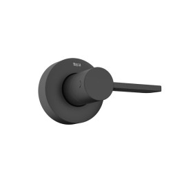 Acabamento de Registro Logic Black Matte Pequeno A5A162GNBC Roca