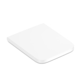 Assento Original Com Queda Amortecida Supralit Inspira Square Branco Brilhante A80153200B Roca