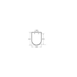 Assento Original Com Queda Amortecida Supralit Inspira Square Branco Brilhante A80153200B Roca Assento Original Com Queda Amortecida Supralit Inspira Square Branco Brilhante A80153200B Roca
