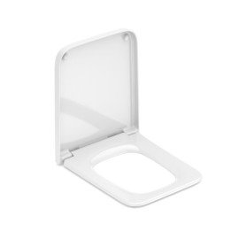Assento Original Com Queda Amortecida Supralit Inspira Square Branco Brilhante A80153200B Roca Assento Original Com Queda Amortecida Supralit Inspira Square Branco Brilhante A80153200B Roca