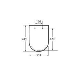 Assento Termofixo Queda Amortecida Debba Classic e Square Branco A8019D2004 Roca