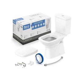 Kit Bacia Caixa Acoplada Completo Assento Termofixo Debba Classic Branco C329723000 Roca
