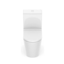 Kit Bacia com Caixa Acoplada Completa Inspira Round Branco Brilhante C378723000 Roca