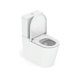Kit Bacia com Caixa Acoplada Completa Inspira Round Branco Brilhante C378723000 Roca
